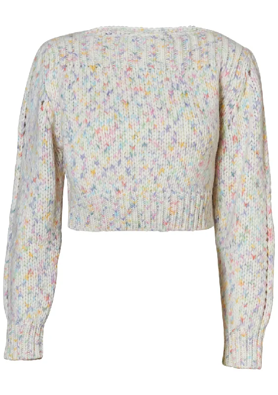 Larson Crop Pullover Square Neck Pullover