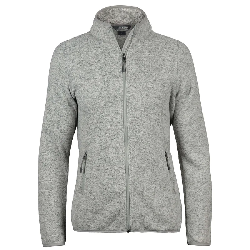 Landway Women's Heather Athletic Grey Ashton Sweater Knit Fleece Iron Safe Non-Iron Wrinkle Free Landway Women's Heather Athletic Grey Ashton Sweater Knit Fleece Iron Safe Non-Iron Wrinkle Free