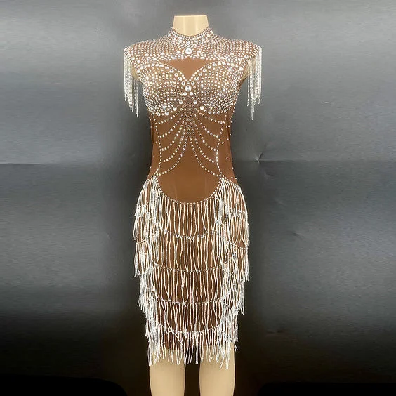 Nude chacha Dress