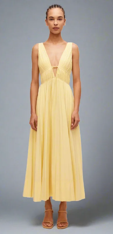 Simkhai STEPHANIE DRESS- Sulfur