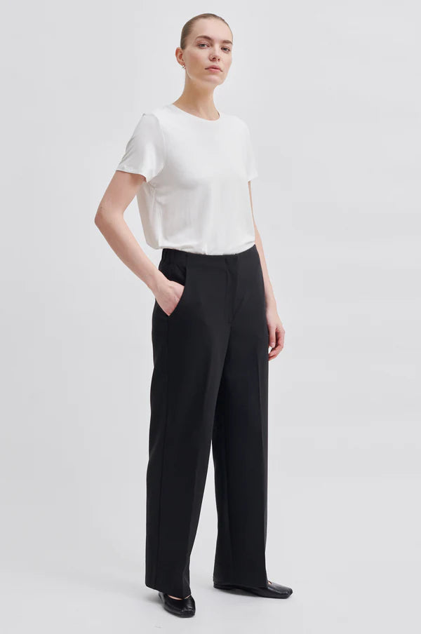 EVIE classic trousers zwart Trousers Harem Relaxed Fit