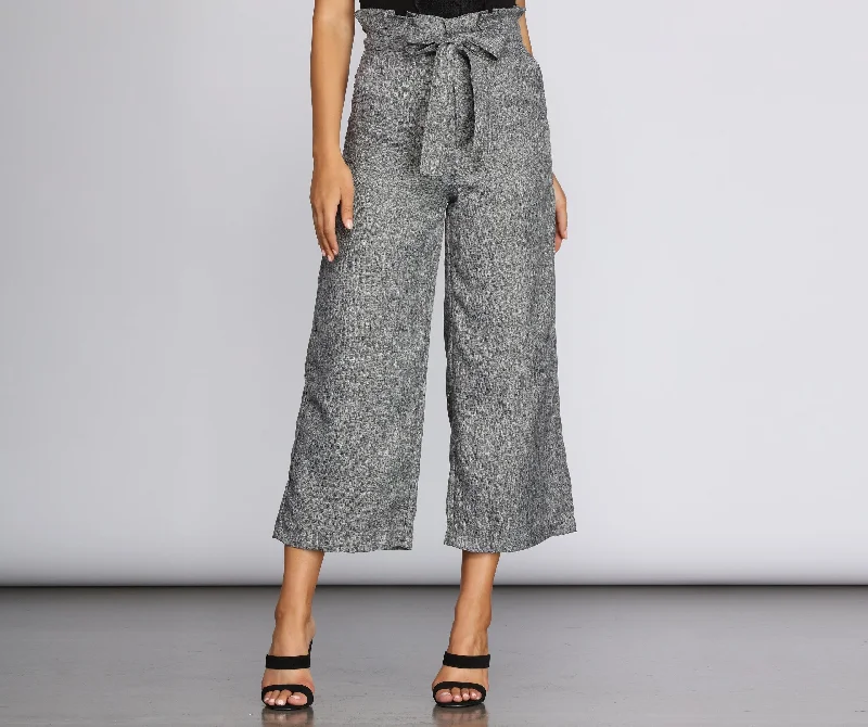 Chasing Paper Bag Trousers Trousers Flared Retro