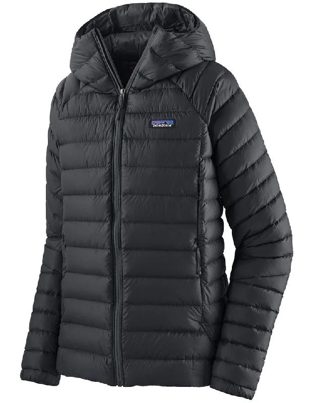 Patagonia W's Down Sweater Hoody Black Jersey Fabric Tulle Fabric Batik Fabric
