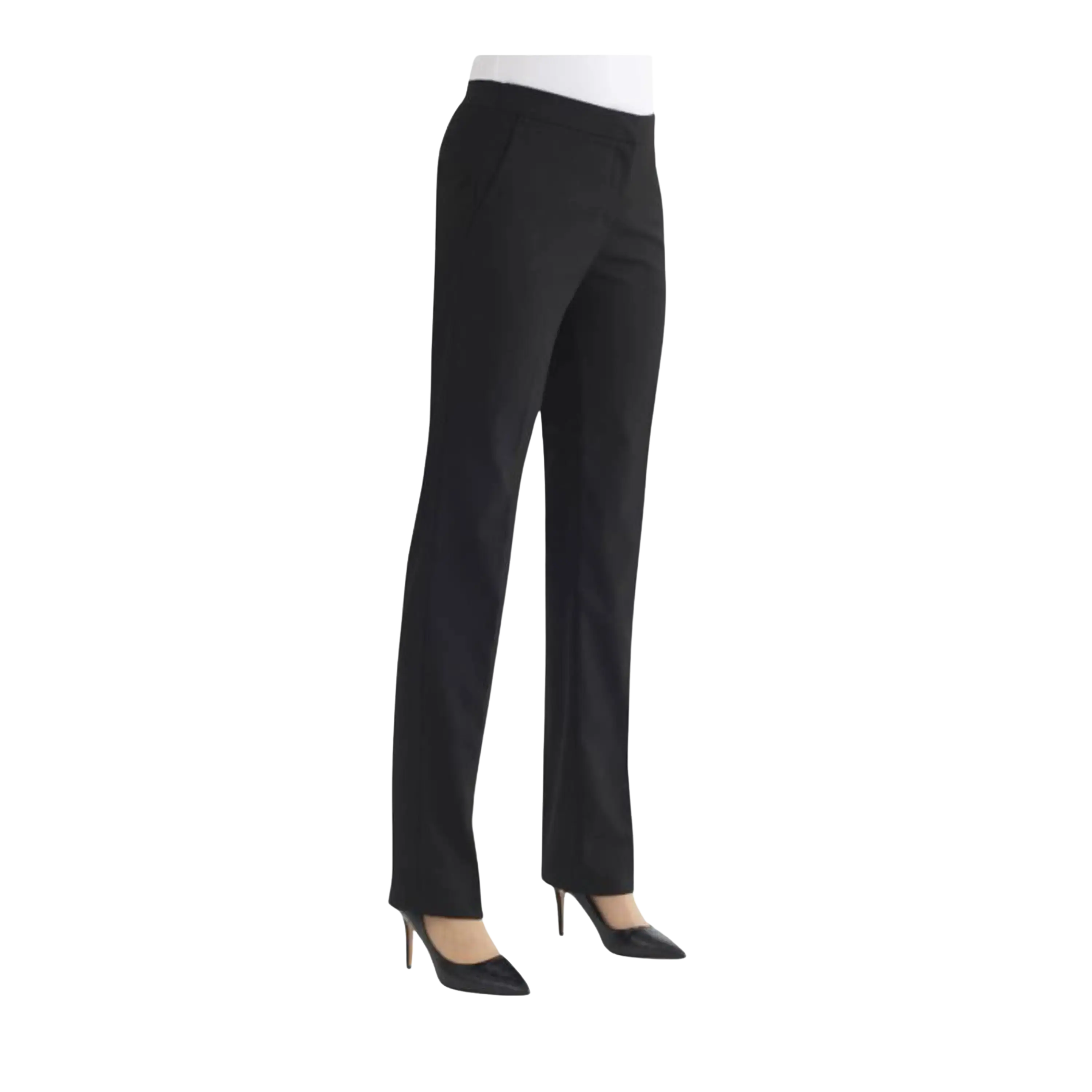 Reims Tailored Fit Trouser in Black Trousers Fall Fleece
