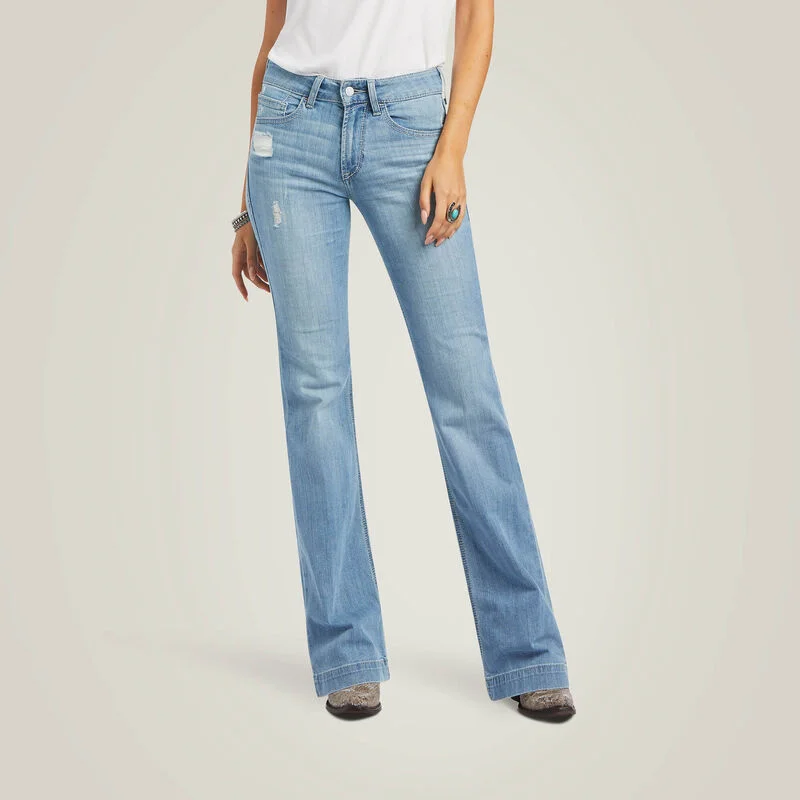 Ariat Ladies Slim Trouser Aisha Wide Leg Jean Style 10040504 Trousers Corduroy Warm