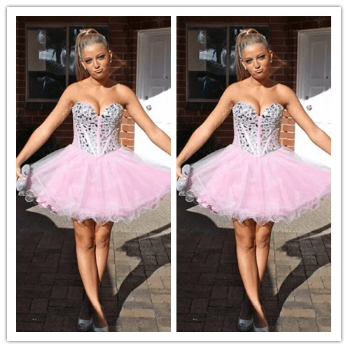 Cute Pink Homecoming Dresses Prom Dress