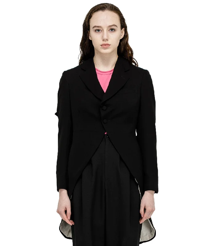 Black Cutout Tuxedo Jacket Corduroy Jacket Velvet Jacket Brocade Jacket