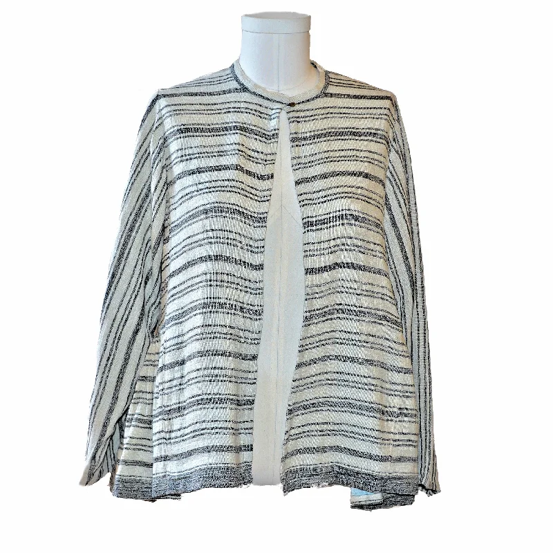 injiri Side Gather Jacket Herringbone Jacket Houndstooth Jacket Plaid Jacket