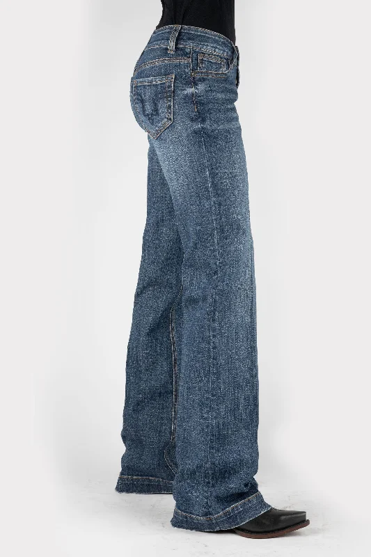 Women's Stetson Lower Rise Moderate Fit Western Trouser Jeans Trousers Yoga Stretchy