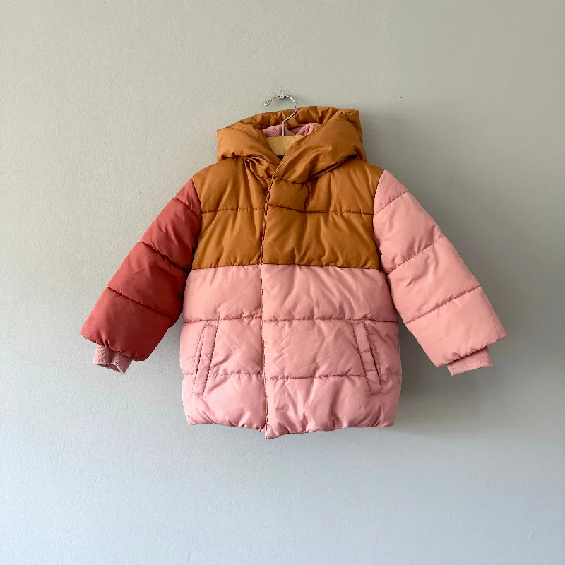 Rise Little Earthling / Pink puffer jacket / 18-24M Chenille Jacket Brocade Jacket Lace Jacket Rise Little Earthling / Pink puffer jacket / 18-24M Chenille Jacket Brocade Jacket Lace Jacket