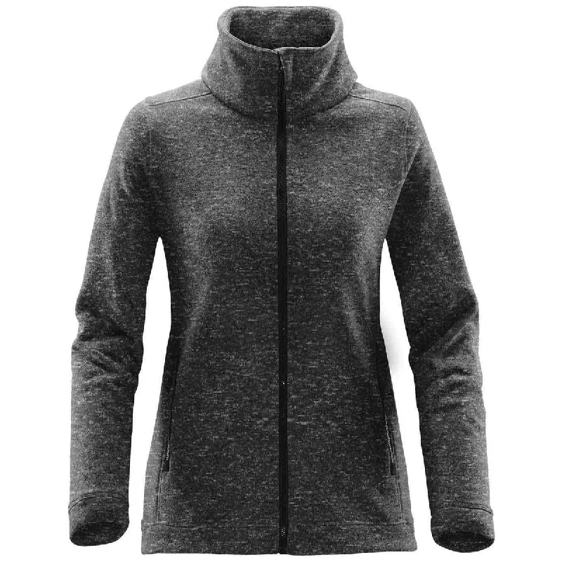 Stormtech Women's Dolphin Heather Tundra Sweater Fleece Jacket Stretchy Elastic Breathable Stormtech Women's Dolphin Heather Tundra Sweater Fleece Jacket Stretchy Elastic Breathable