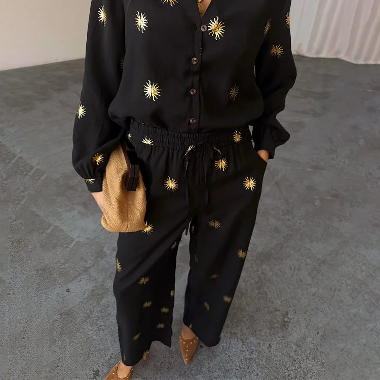 Gold Sun Elissa Trousers Trousers Capri Summer