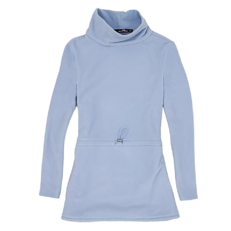 RLX Microfleece Blue Cinch Waist Tunic Womens Golf Sweater Zippered Buttoned Snapped RLX Microfleece Blue Cinch Waist Tunic Womens Golf Sweater Zippered Buttoned Snapped