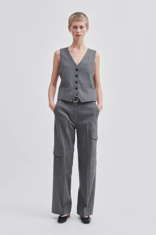 HOLSYE cargo trousers Trousers Capri Summer