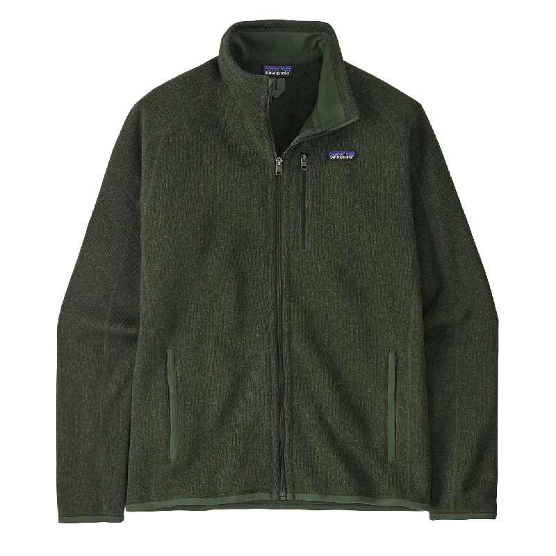 Patagonia Better Sweater Jacket Torrey Pine Green Real Fur Shearling Chenille