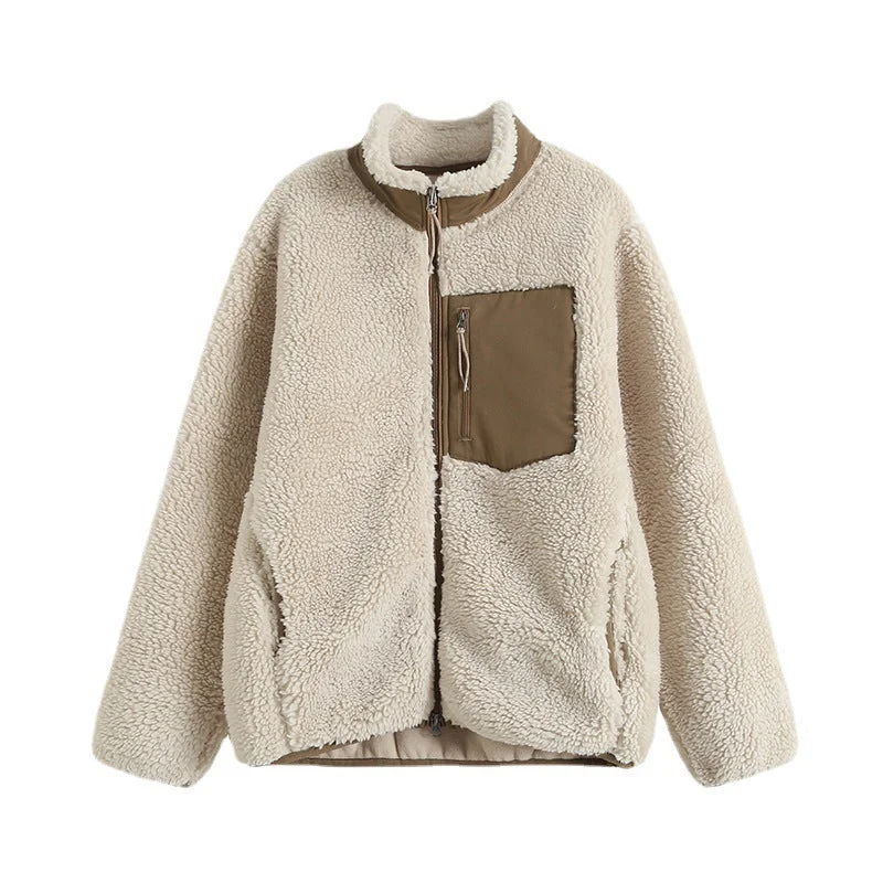 Casual Women and Men Winter Fleece Jacket Coats Knit Jacket Woven Jacket Fleece Jacket Casual Women and Men Winter Fleece Jacket Coats Knit Jacket Woven Jacket Fleece Jacket