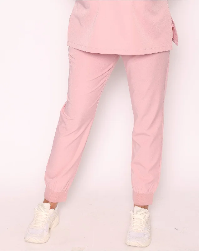 Purity Scrub Trousers - Blush Trousers Ceremony Elegant
