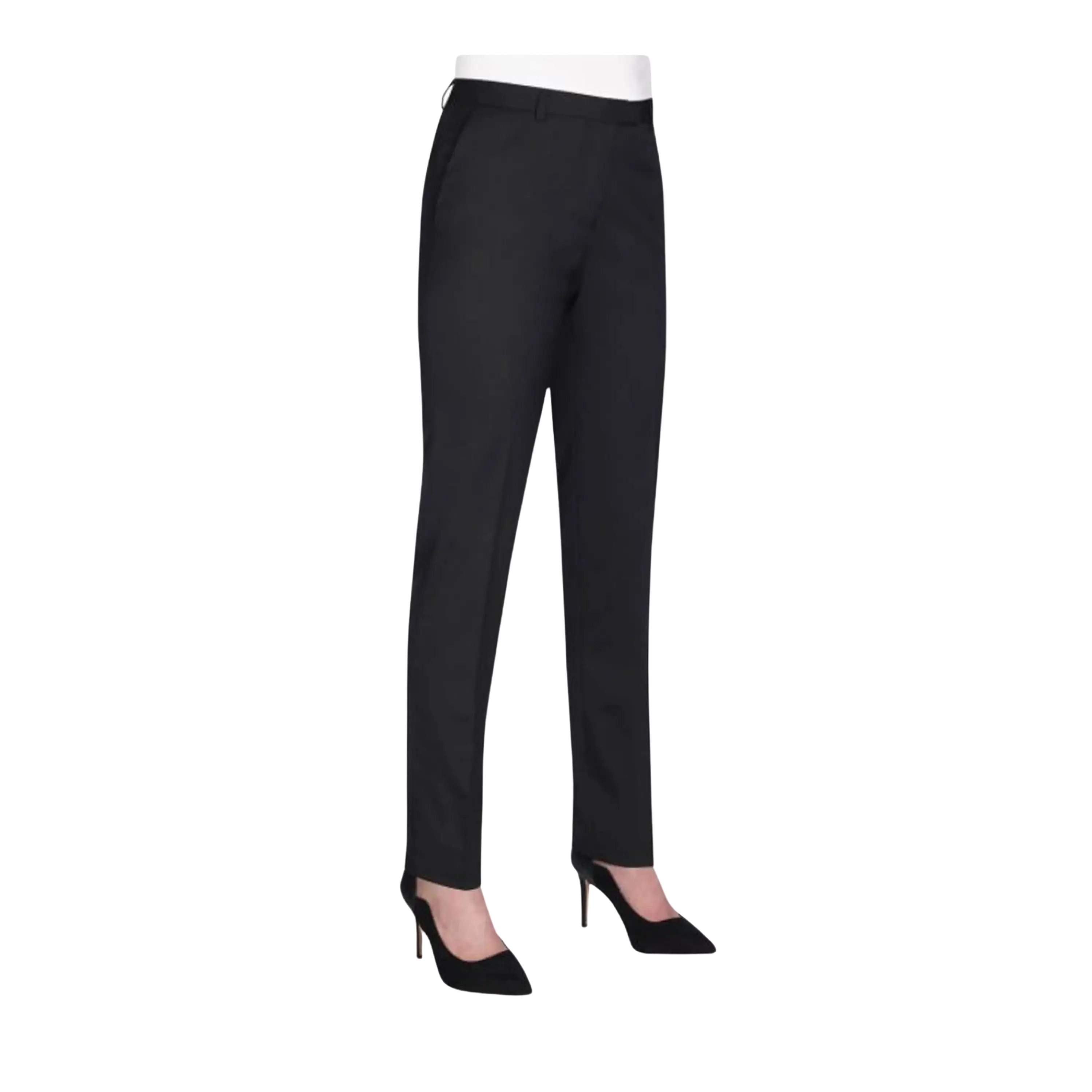Hempel Slim Leg Trousers in Black Trousers Ceremony Elegant