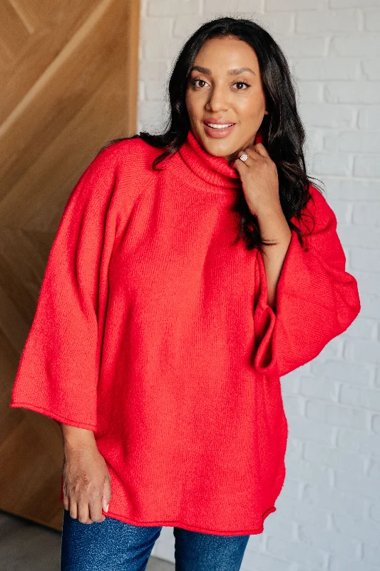 Not Too Desperate Turtleneck Sweater Elasticated Padded Insulated