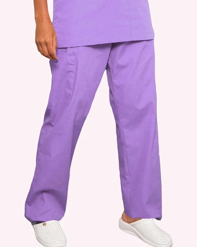 Mawson Lavender Classic Unisex Scrub Trousers (in Polycotton) Trousers Exclusive Limited Mawson Lavender Classic Unisex Scrub Trousers (in Polycotton) Trousers Exclusive Limited
