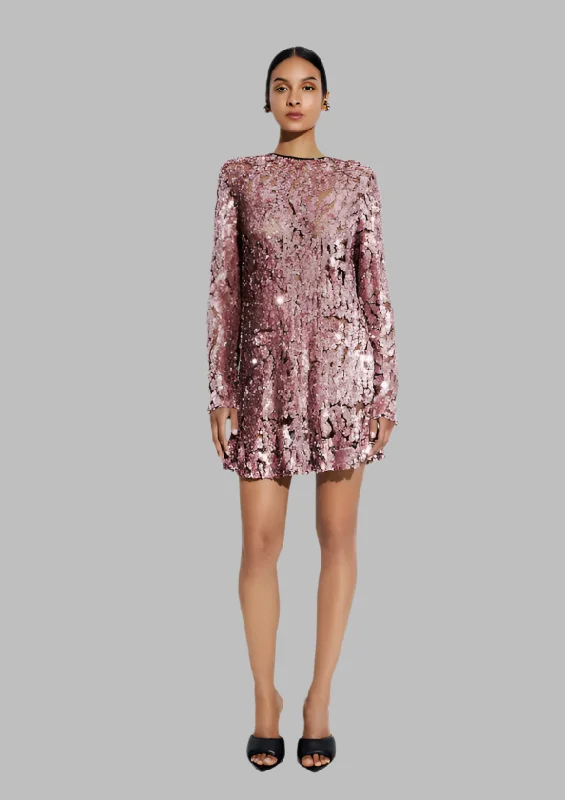 LAPOINTE Sequin Shift Dress