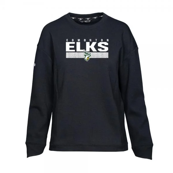 Edmonton Elks Levelwear Womens Fiona Sweater - Black Stylish Fashionable Trendy