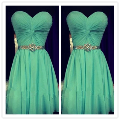 New Arrivals Mint Green Homecoming Dress Prom Dress