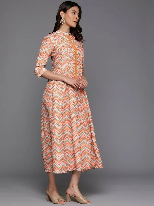 Ahalyaa Women's Traditional wear Ethnic Dress - Multi Color