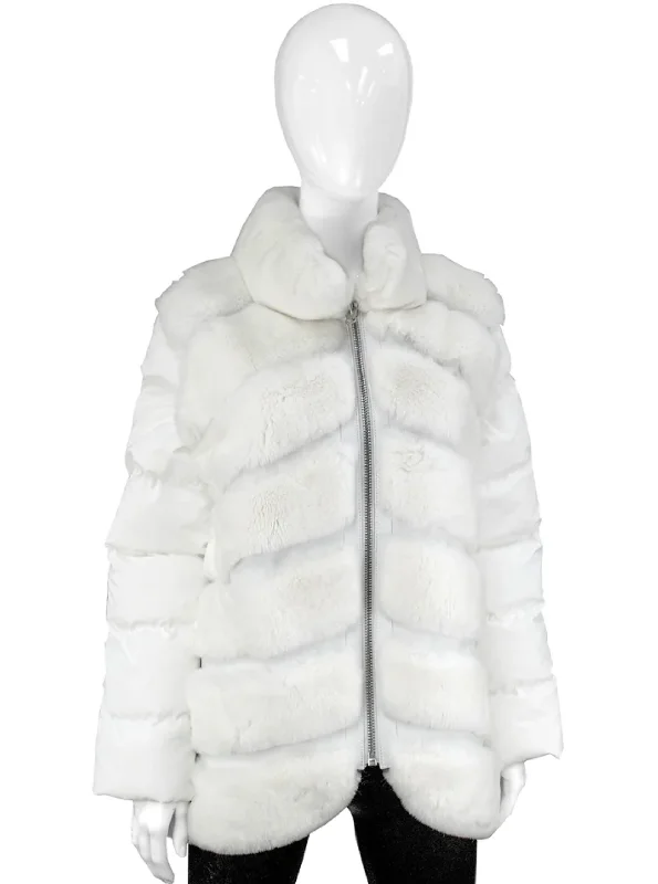 Ivory Jacket Removable Sleeves [Ivory-VTTO06] Satin Fabric Silk Fabric Chiffon Fabric
