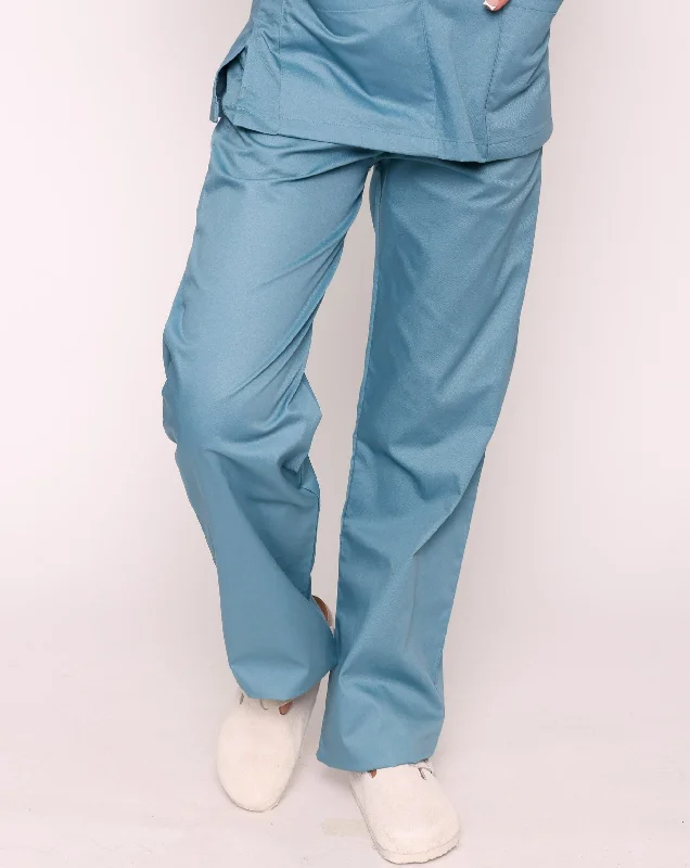 Howser Casey Unisex Smart Scrub Trousers - Teal Trousers sophisticated sleek