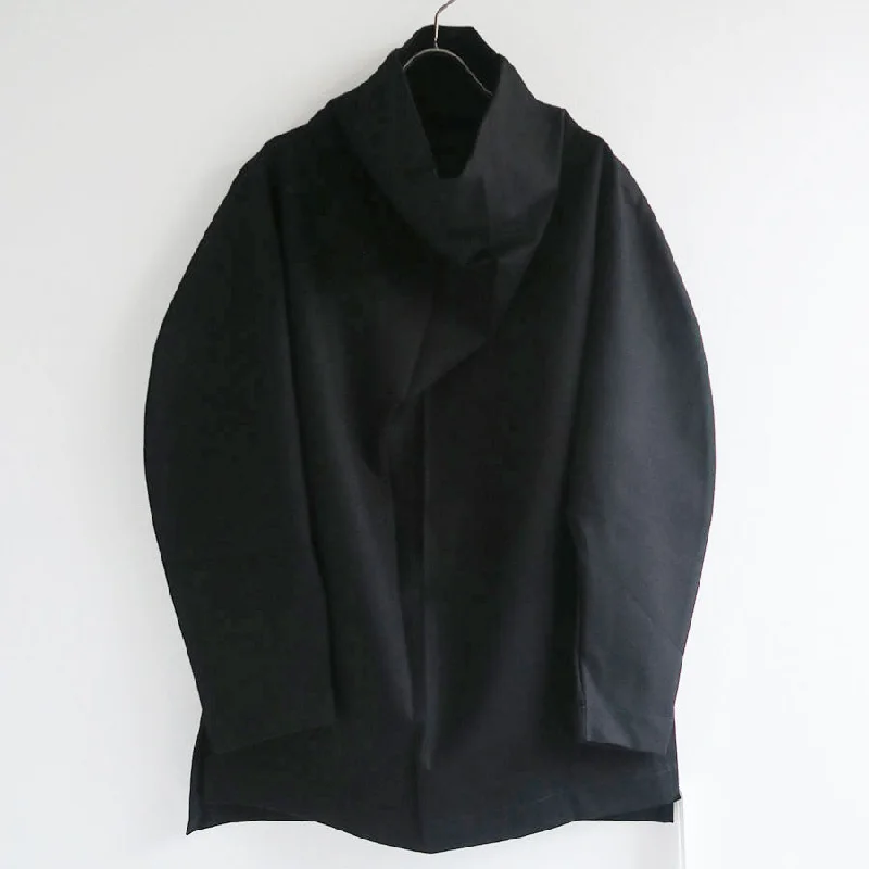 【IIROT/イロット】<br>Double jersey drape pullover <br>024-023-CT71 Crew Neck Wool