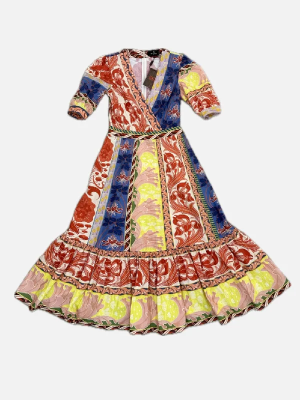 2024 Etro Printed Puff Sleeve Dress