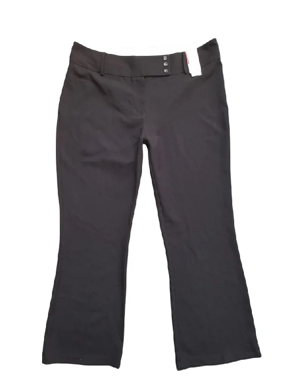 Matalan Black Boot Flare Womens Trousers Trousers Versatile Stylish