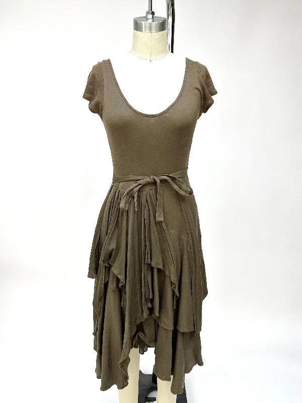 Morgane Le Fay Jersey Tiered Dress