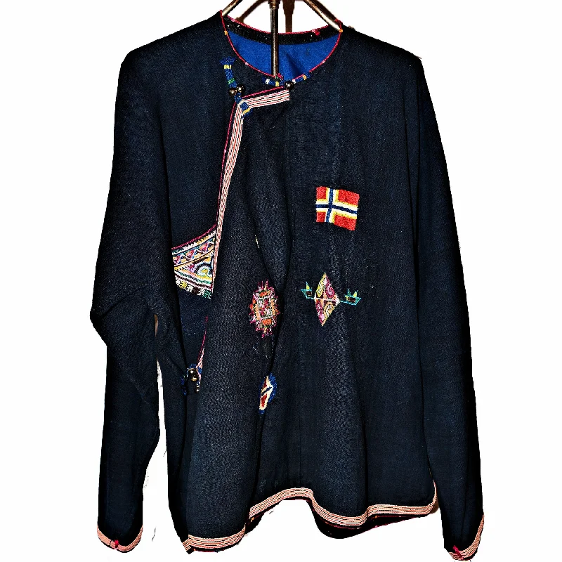 Hmong Jacket Belted Jacket Elasticated Jacket Padded Jacket