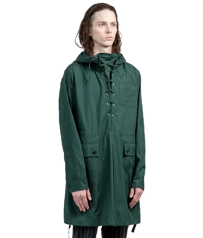 Dark Green Hood Jacket Elasticated Jacket Padded Jacket Insulated Jacket