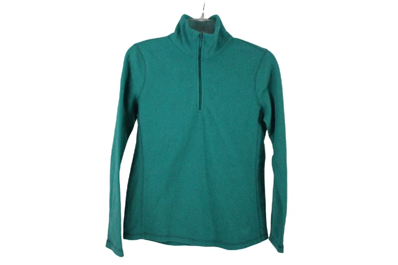 Gap Blue Fleece Pullover | XS Short Puff Sleeve