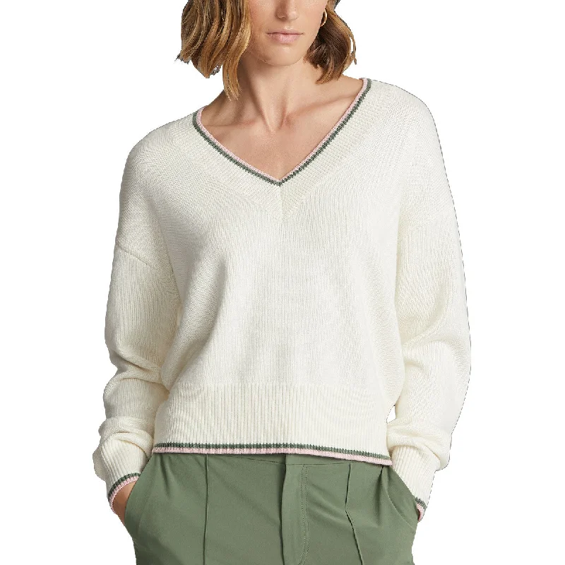 RLX Ralph Lauren Wool-Blended Cricket Cream Multi Womens Golf Sweater Plaid Sweater Polka Dot Checkered