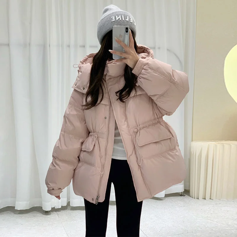 Fashion Short Women's Warm Down Jacket Coats Tailored Jacket Straight Jacket A-Line Jacket