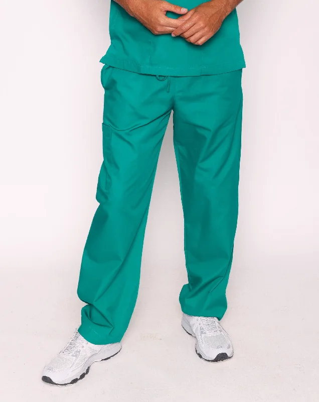 Newbury Unisex Drawstring Scrub Trousers - Forest Green Trousers Review Highly