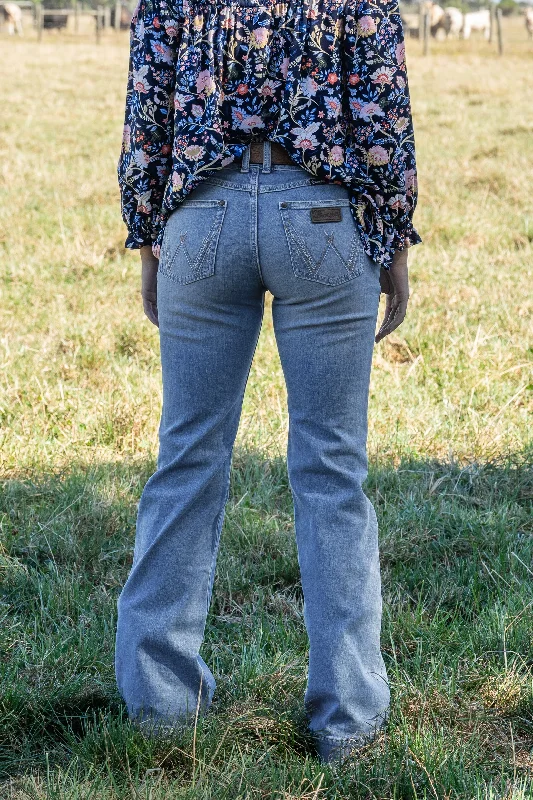 Wrangler Ladies Hallie Trouser Jean - 34" Leg - Sky - XCP2253213 Trousers versatile functional