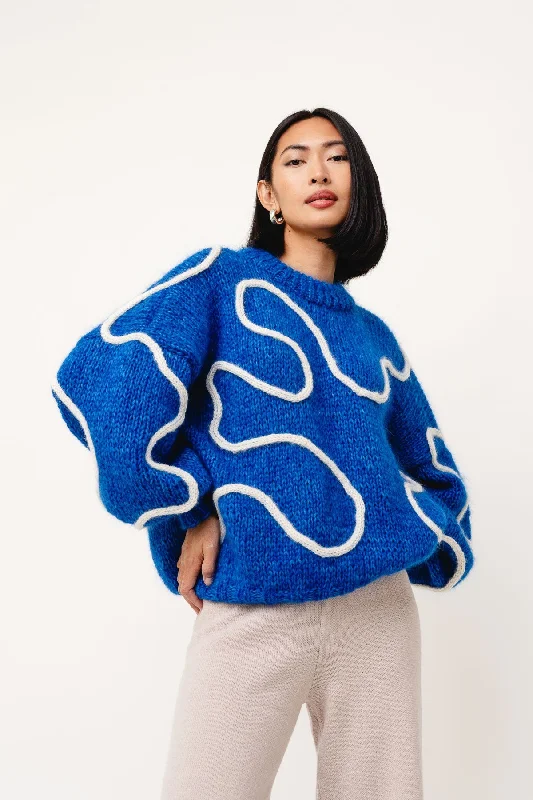 Luna Knitted Sweater Seamless Knitted Crochet
