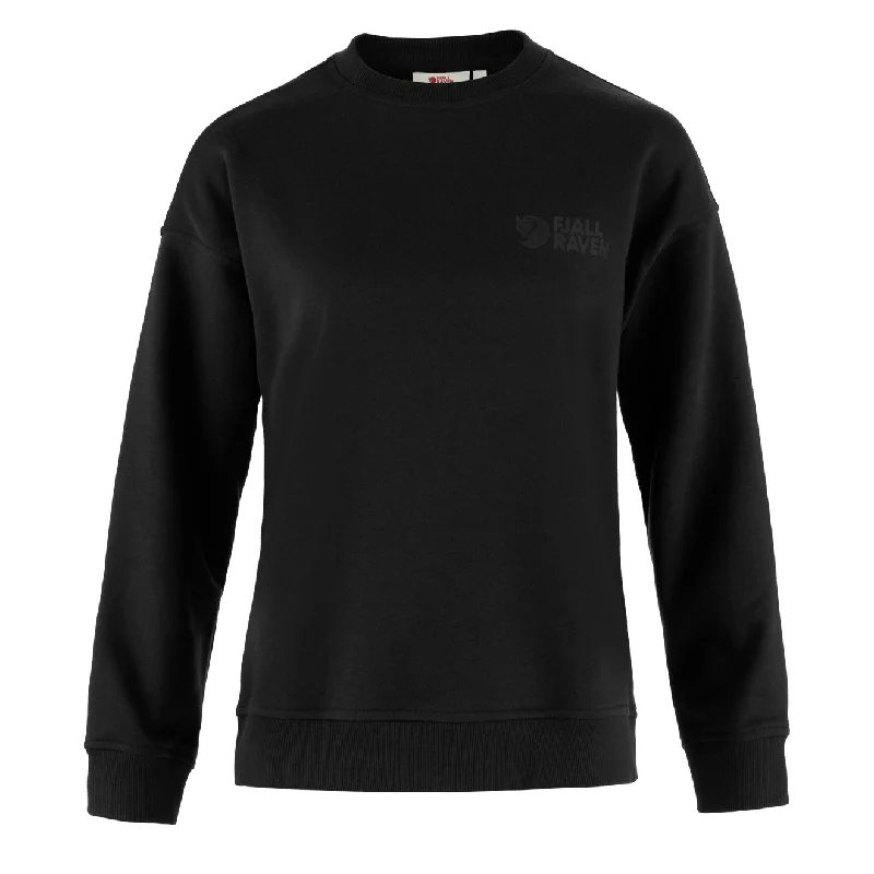 Fjallraven Womens Classic Sweater Black Stretchy Elastic Breathable