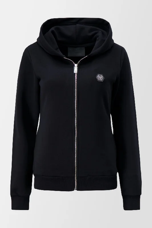 Philipp Plein Black Crystal Skull Hoodie/Trousers Tracksuit Trousers versatile all-occasion