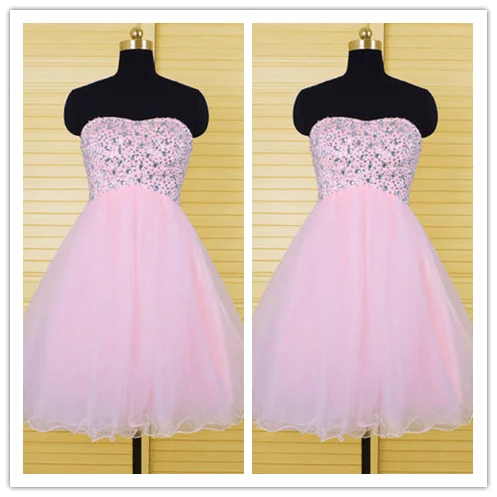 Cute Pink Lovely Homecoming Dresses Prom Dresses
