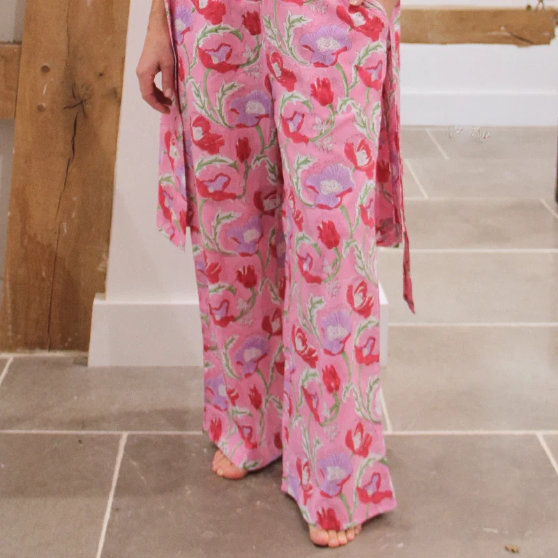DAPHNE Lounge Trousers Trousers Lace Delicate