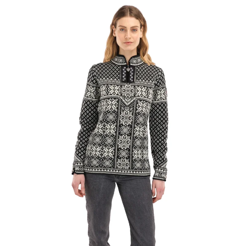 Dale of Norway Women's Peace Sweater Hooded Sweater Collared Sweater Shawl Collar