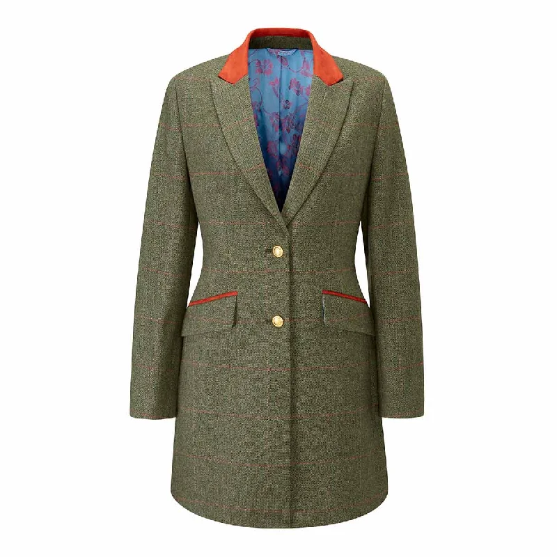 Alan Paine Combrook Ladies Tweed Mid-Length Coat