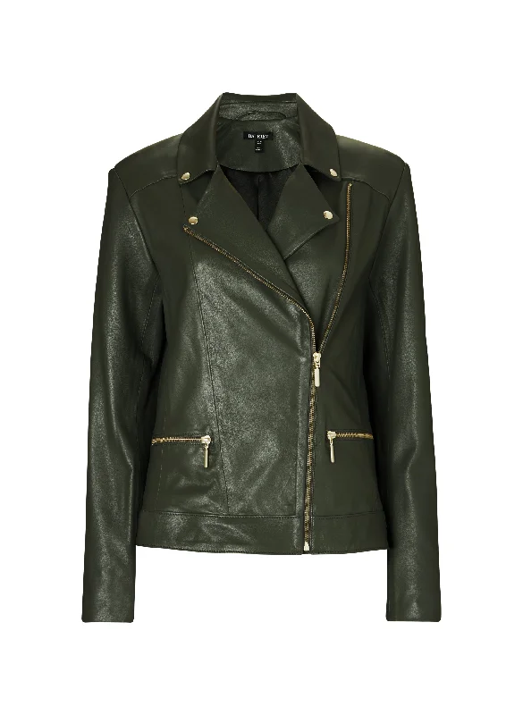 Kara Leather Biker Jacket