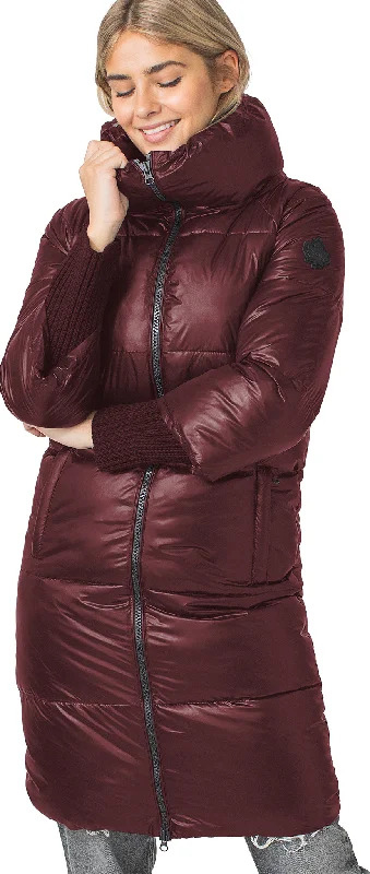 Clarice Ribbed Long Puffer Jacket - Women's|-|Doudoune longue Clarice - Femme